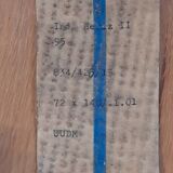 Hand-knotted Persian rug 140 x 72 cm