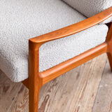 Canapé deux places, Ole Wanscher pour France & Son, série Senator, en teck