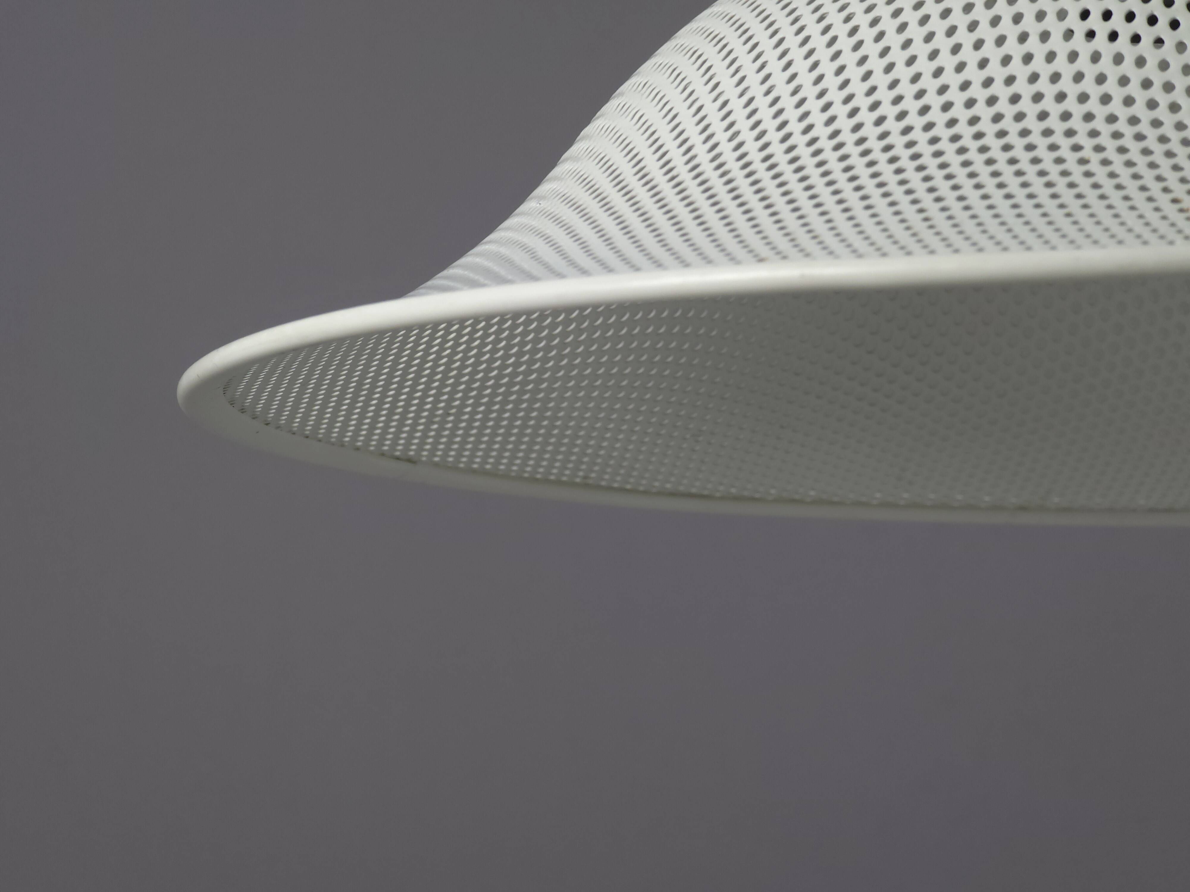 Vintage 1980s Postmodern-Industrial Perforated Pendant Lamp By Massive.