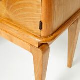 Ash bedside table carved around 1940