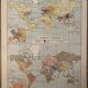 Lithography on Earth from 1897 - major communication routes, population density and religions