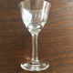 10 liqueur glasses engraved in Vintage crystal