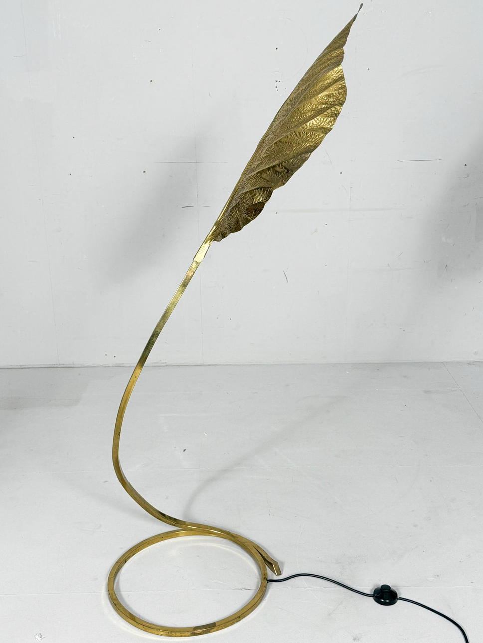 Lampadaire sculptural de Tommaso Barbi pour Bottega Gadda, modèle : Rabarbaro, Italie, années 1970.