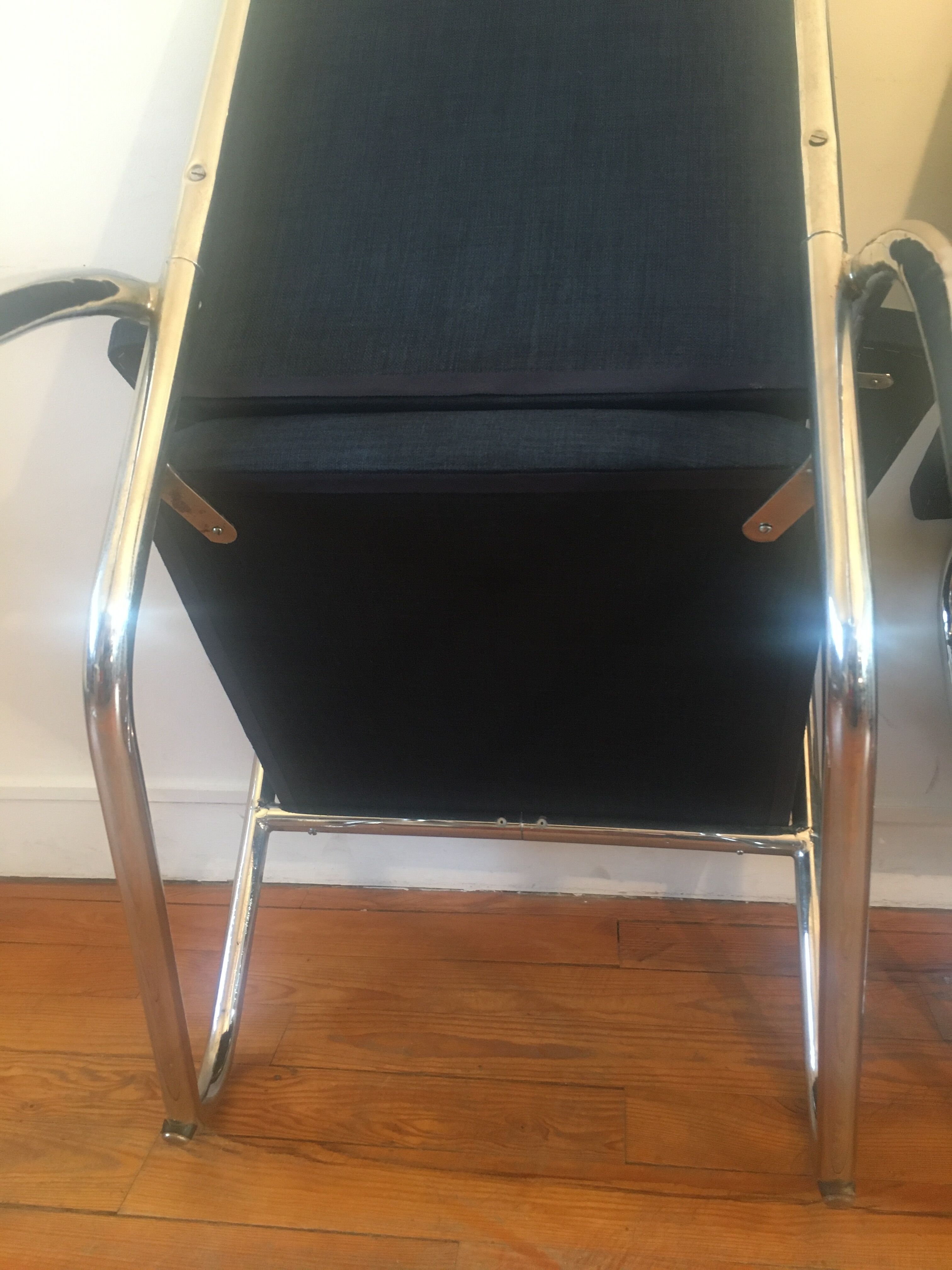 Pair of modernist armchairs 50s