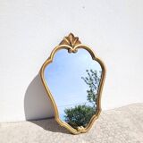 Vintage Louis XV style gold mirror 34.50cm