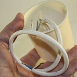 Pair of transparent portable lamps