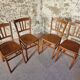 Set of 4 vintage Luterma beech bistro chairs – 1950s