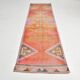 3x11 Shades Of Pink Antique Runner Rug, Handmade Runner Rug, 96x329Cm