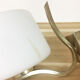 Vintage brass wall light 1950