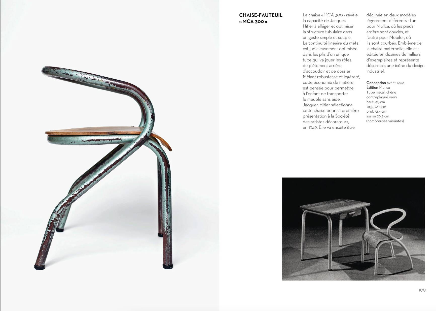 J. Hitier MCA 300 children's chair for Mullca