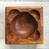 Empty teak pocket, 70s