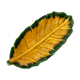 Vintage leaf-shaped dish by Vallauris