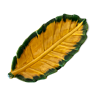 Vintage leaf-shaped dish by Vallauris