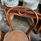2 Thonet chairs no. 31 in bent beech and caning