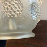 Vintage Verlys glass vase with cabochons