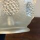 Vintage Verlys glass vase with cabochons