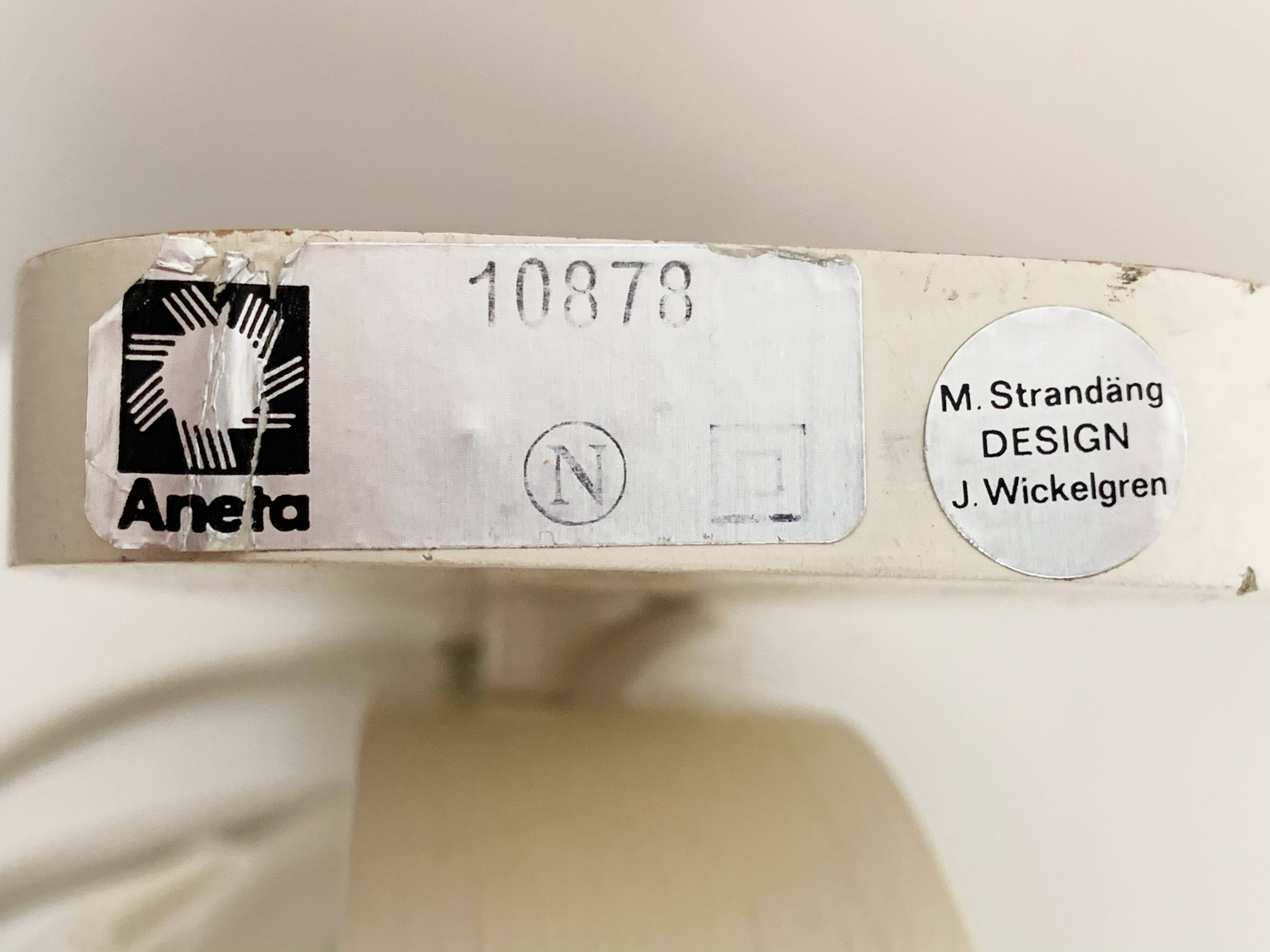 Wood Pendant Design By J. Wickelgren, Produced By Aneta, M. Strandäng, 1970s