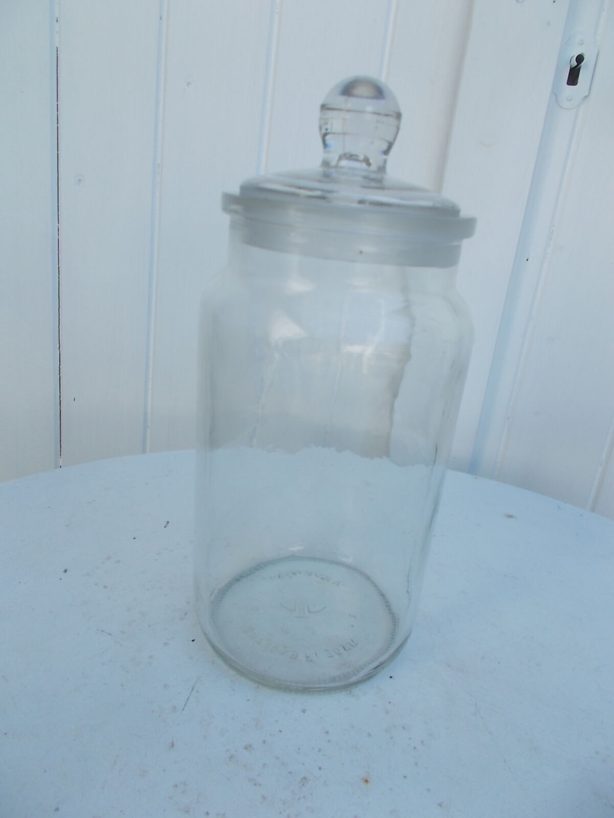 Pot d'apothicaire en verre