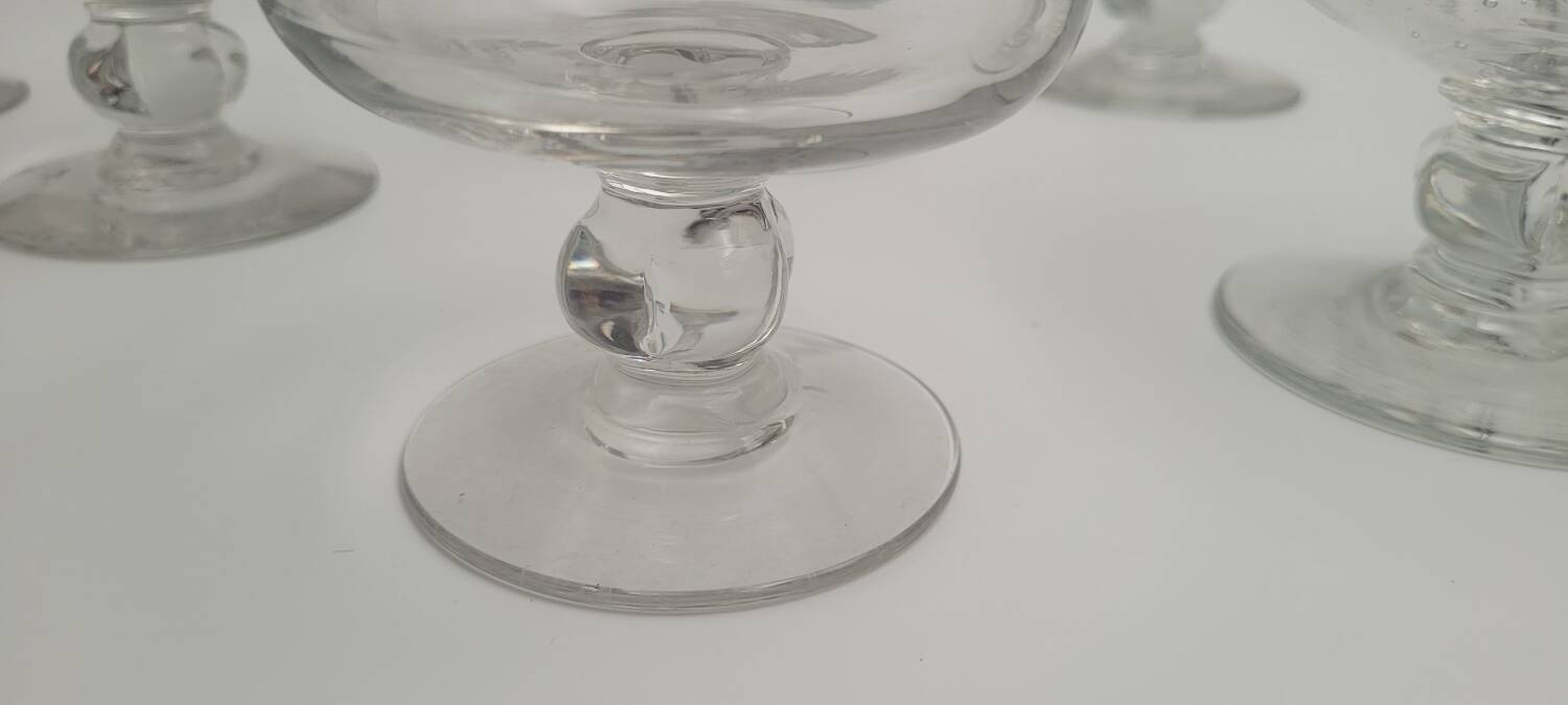 70's blown glass cups