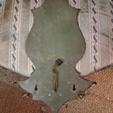 Religious wall light with tassels and eglomised glass