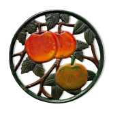 Dessous de plat fonte pommes