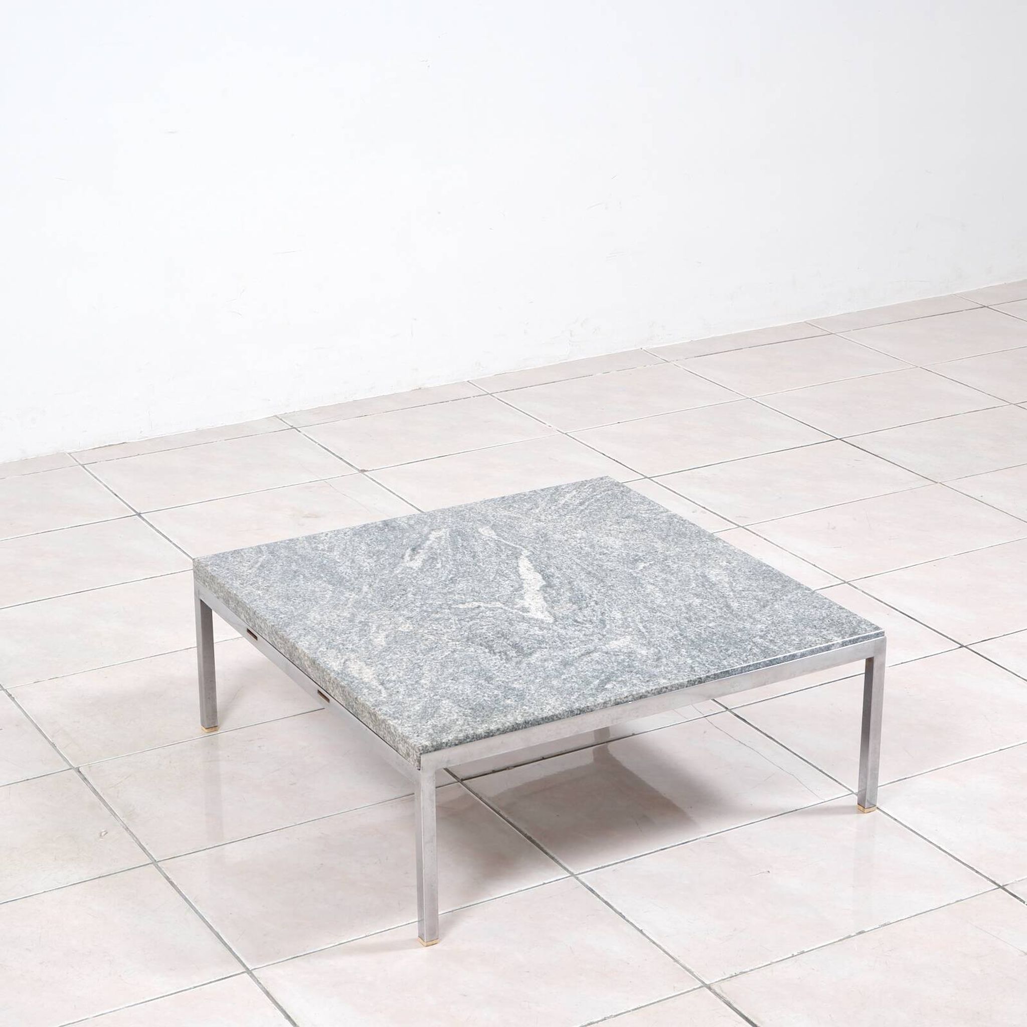 Wittmann Constanze coffee table with granite table top by Johannes Spalt