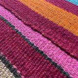 Vintage turkish kilim cushion cover, 30 x 50 cm