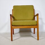 Senator Lounge Chair in Teak by Ole Wanscher for Cado Denmark, 1960s