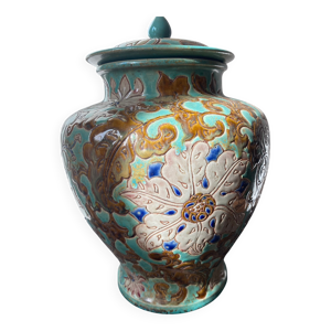 pot en céramique hibiscus