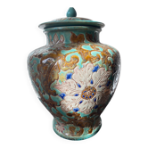 Hibiscus ceramic pot