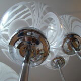 Vintage floor lamp 5 Globes Mazzega cascading