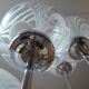 Lampadaire vintage 5 globes Mazzega en cascade