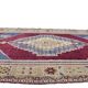 Antique Handmade Wool Oushak Carpet