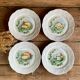 4 Limoges porcelain cheese plates “Wild Lier”