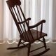 Rocking chair in blond wood