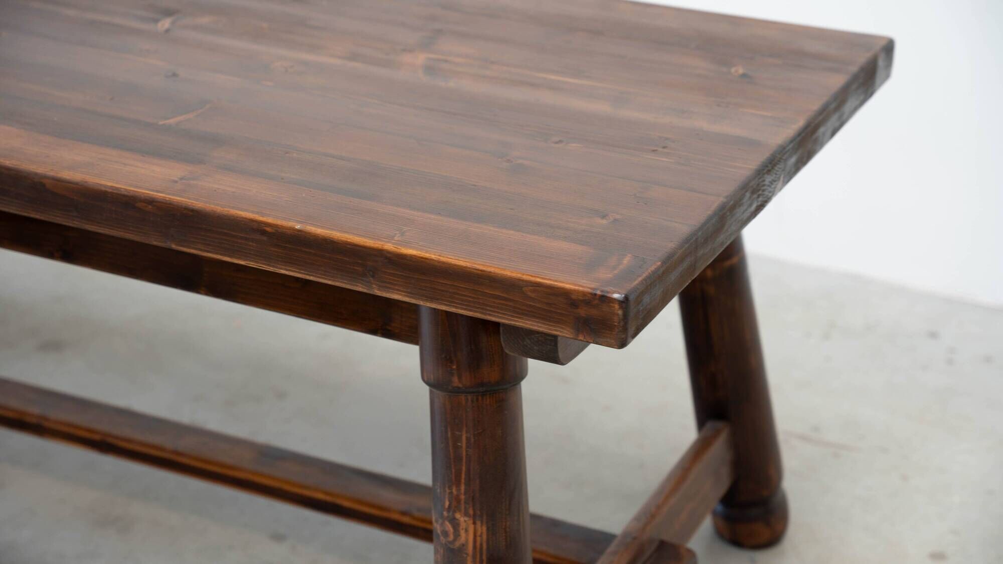 French brutalist dining table inspired by Georges Robert