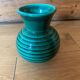 Green ceramic vase