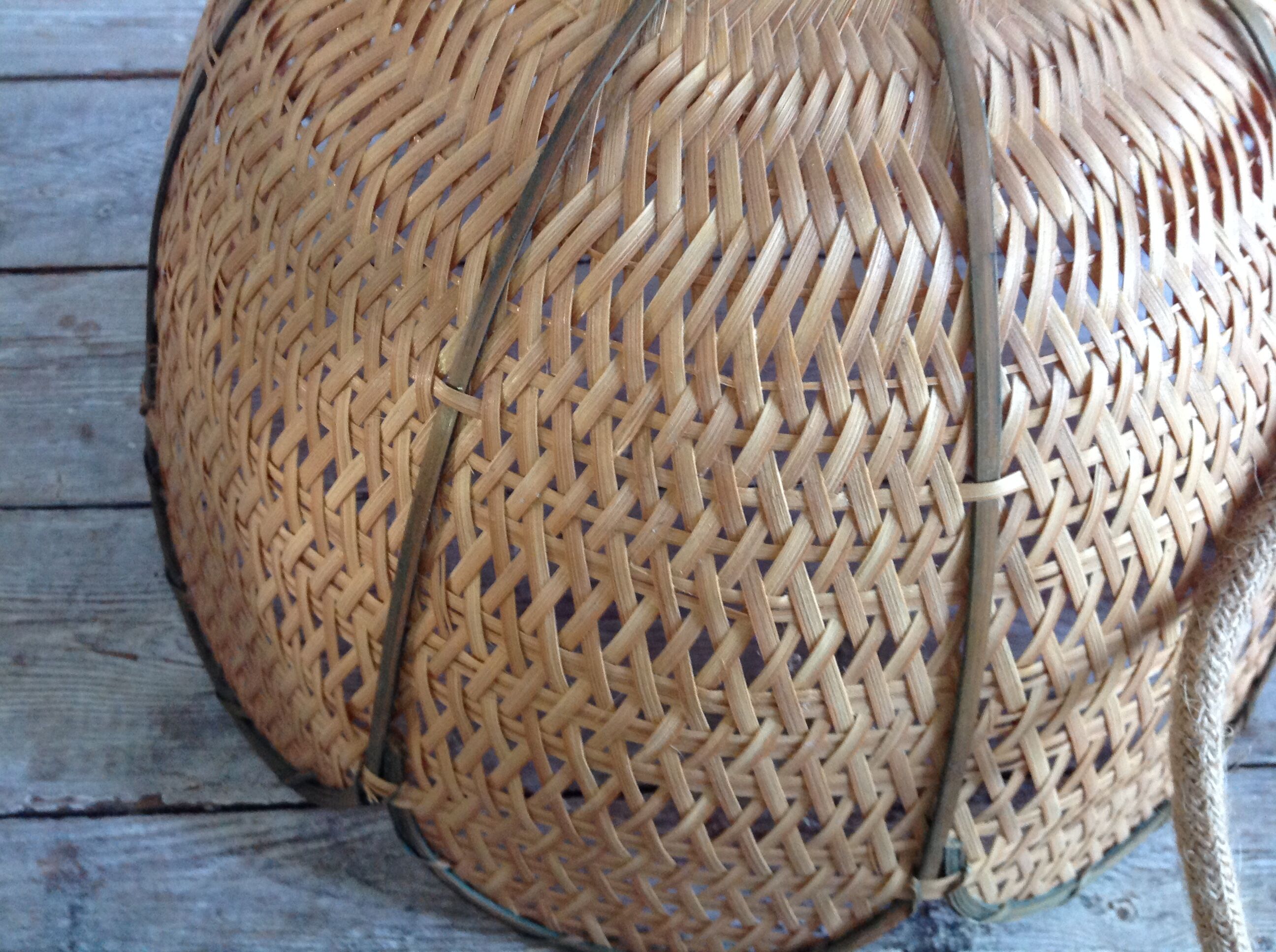 Rattan flower hanging