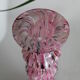 Vase verre de Clichy Legras Rose début XXème