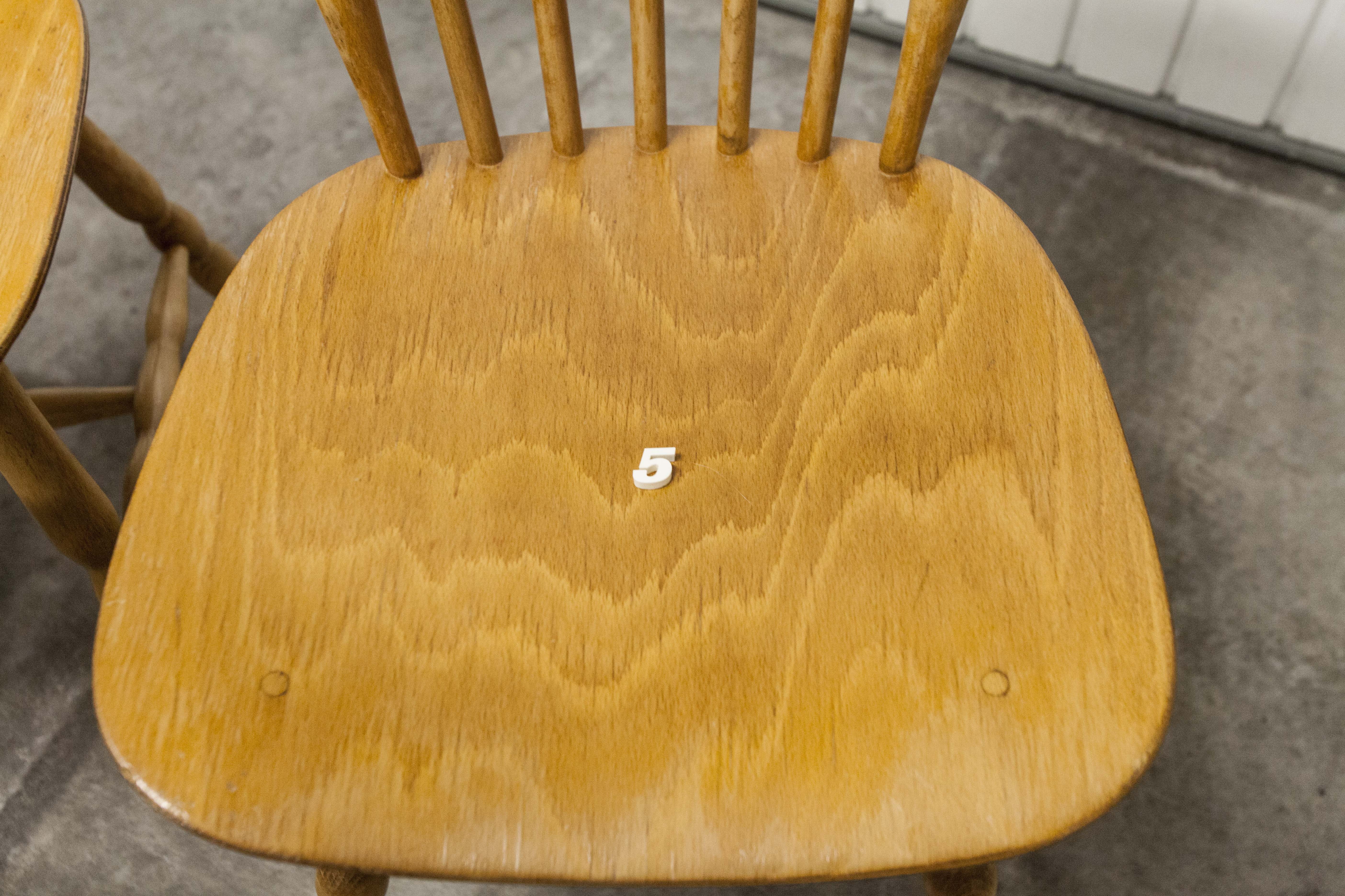 Set of 8 Baumann chairs "Florida"