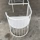 Vintage70's, Emu table in metal and glass, chairs swivelling under the table