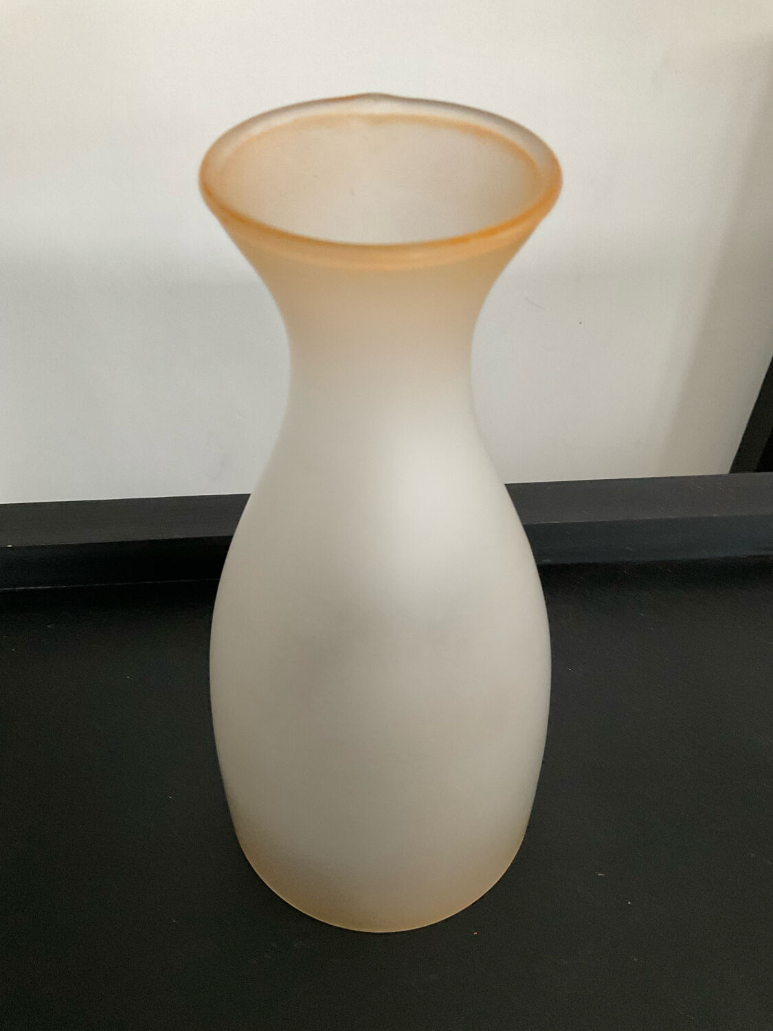 Lampe vintage en verre dépoli