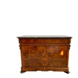 Antique walnut chest of drawers