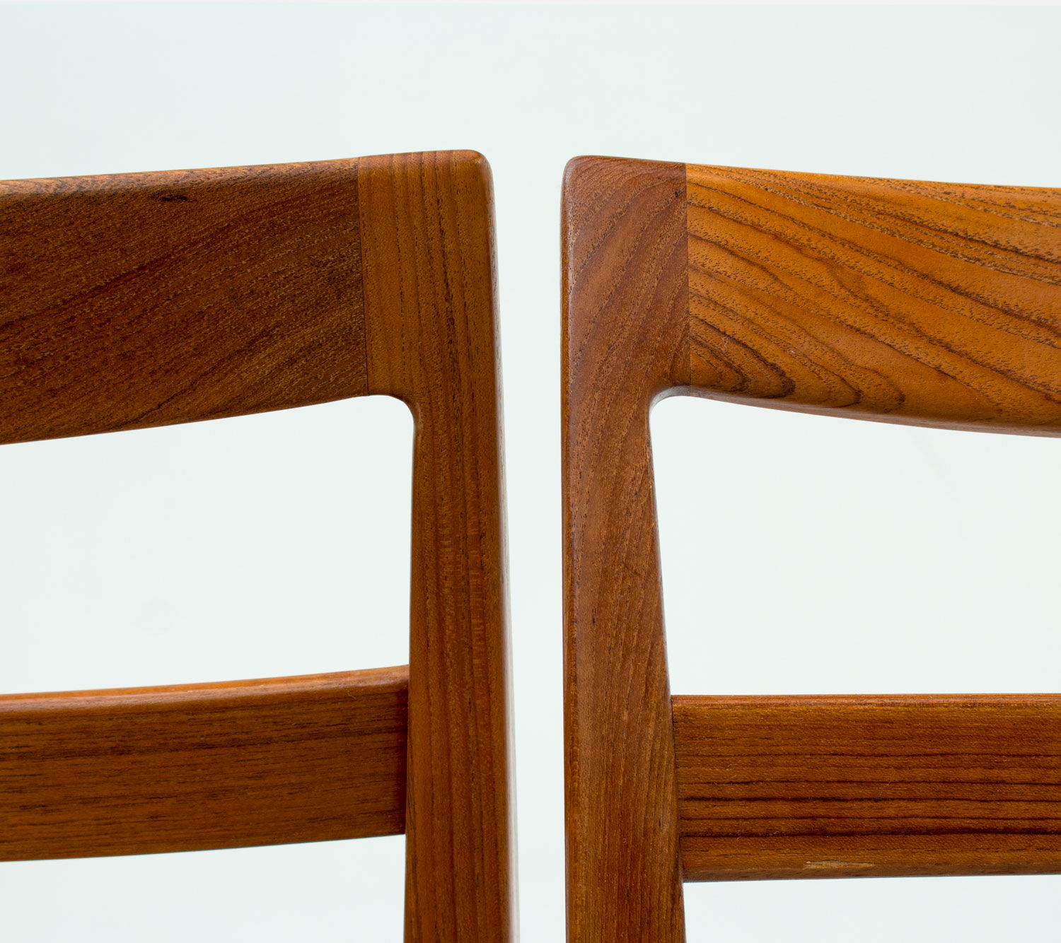 1960s Swedish garmi teak dining chairs by Nils Jonsson for Troeds, set of 6