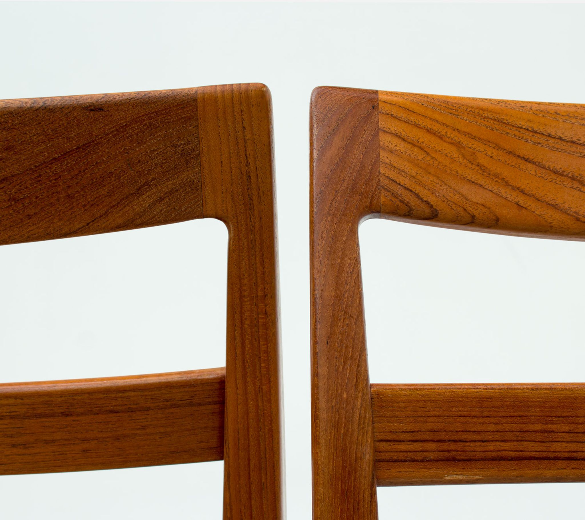 1960s Swedish garmi teak dining chairs by Nils Jonsson for Troeds, set of 6