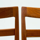1960s Swedish garmi teak dining chairs by Nils Jonsson for Troeds, set of 6