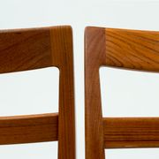 1960s Swedish garmi teak dining chairs by Nils Jonsson for Troeds, set of 6