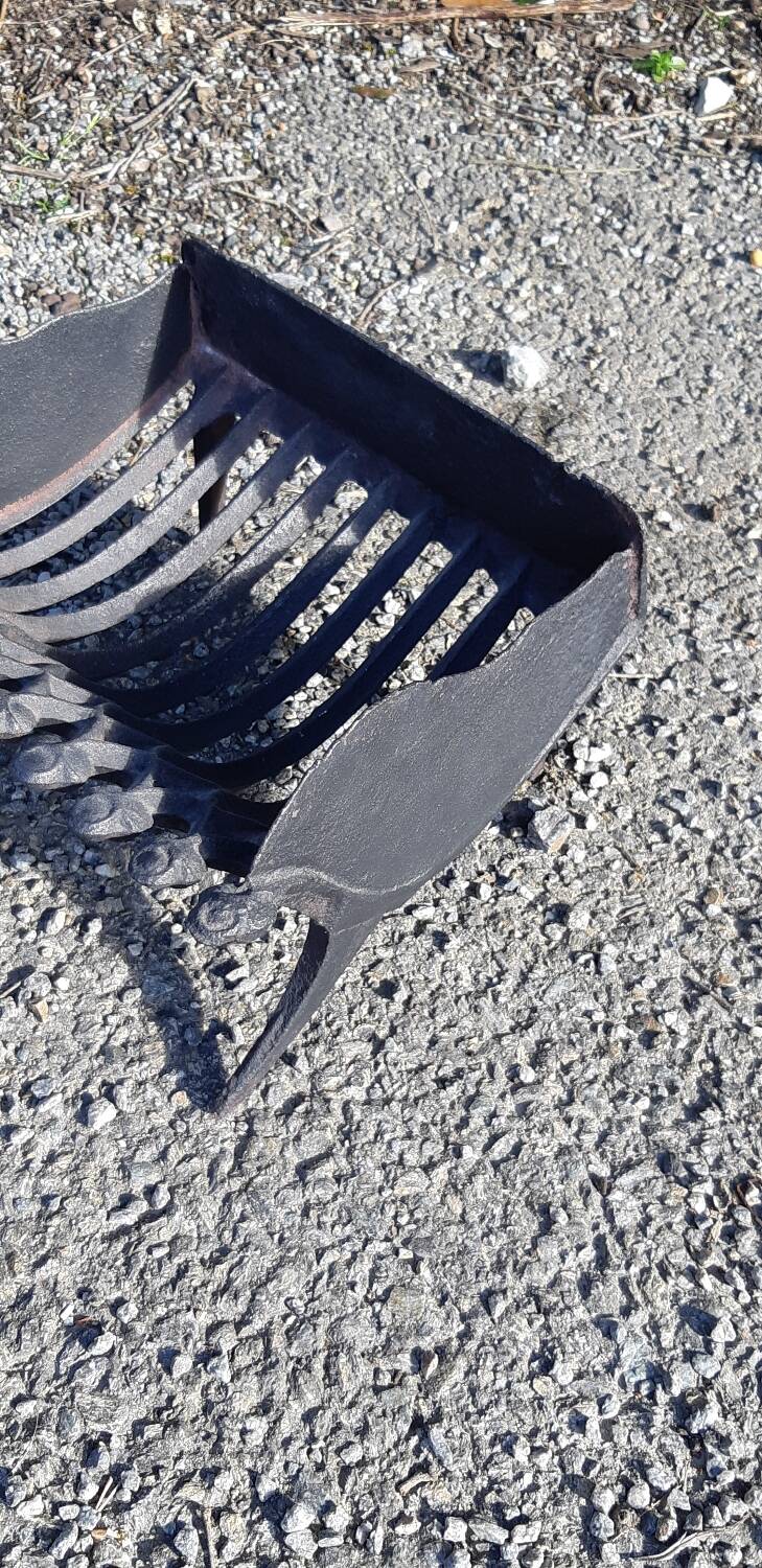 Log holder fireplace cradle