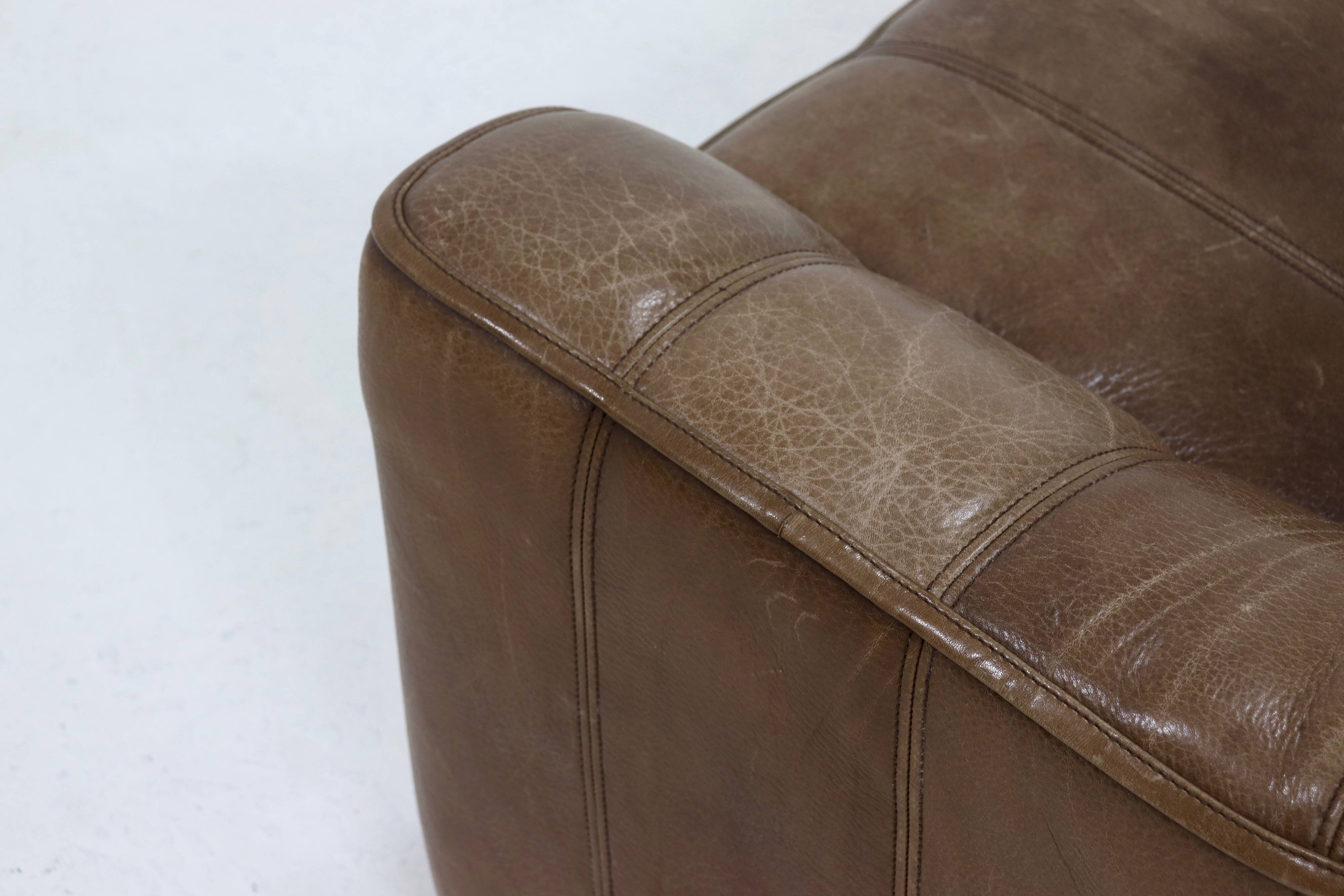 Neck Leather De Sede DS44 Lounge Chair Switzerland 1970s