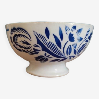 Digoin Badonviller porcelain bowl blue